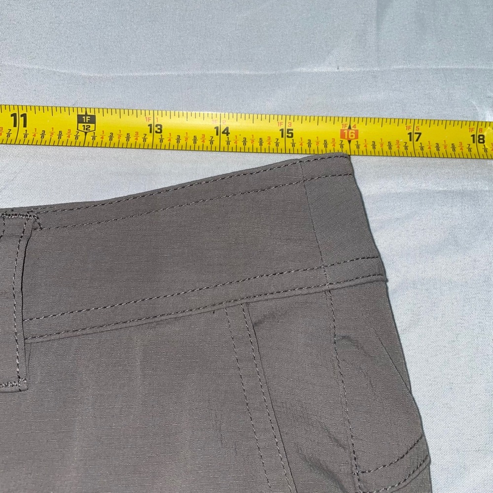 Prana Women 8 Gray Brown Cargo Jogger Pants Hiking Outdoor Stretch Lightweight - Picture 3 of 8